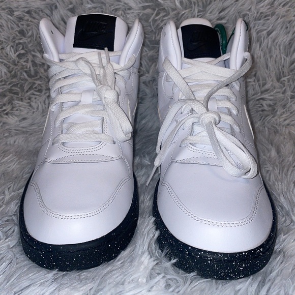 Nike-Court-Borough-mid-Black w/white speckled sole-Released 2015- Very Rare - Picture 6 of 15